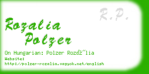 rozalia polzer business card
